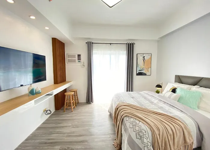 Amani Grand #332, Near Mactan Airport,fast Wifi, Netflix & Pool Lapu-Lapu City